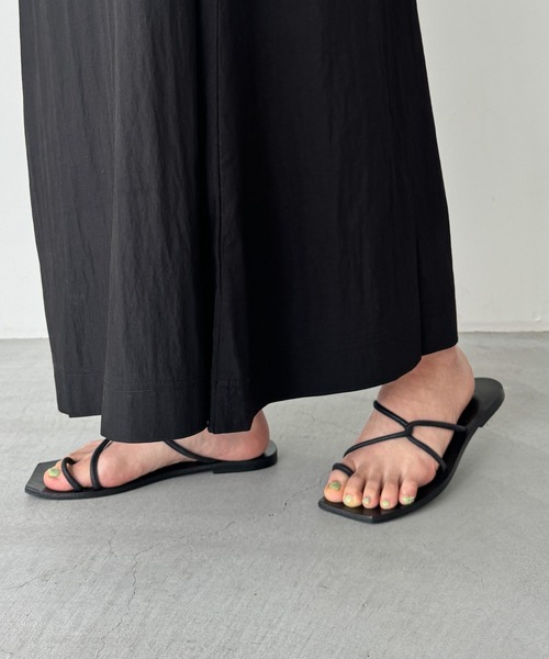 CANAL JEAN（キャナルジーン）の「El mar　ナイロン混タンクワンピース（ワンピース・レディース・ブラック/イエロー・ONE SIZE）」の13枚目の写真