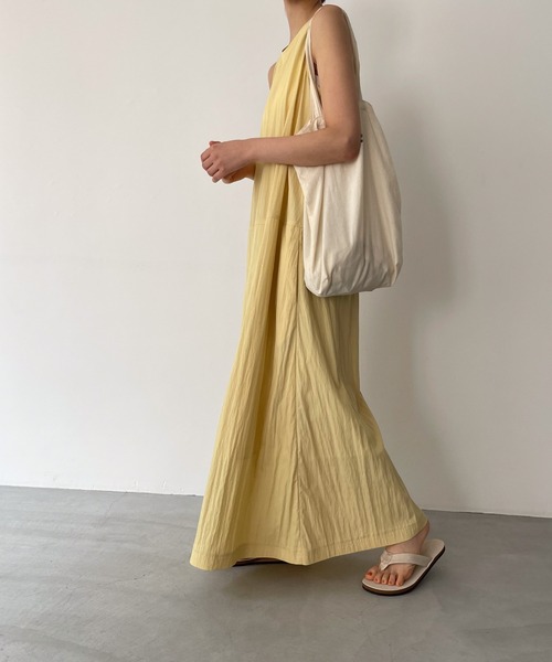 CANAL JEAN（キャナルジーン）の「El mar　ナイロン混タンクワンピース（ワンピース・レディース・ブラック/イエロー・ONE SIZE）」の15枚目の写真