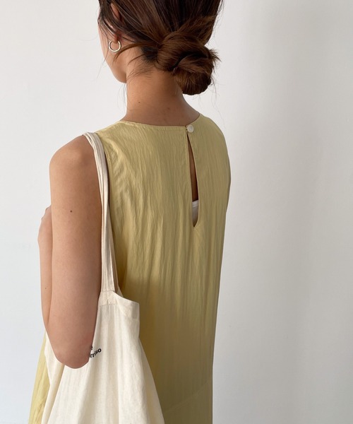 CANAL JEAN（キャナルジーン）の「El mar　ナイロン混タンクワンピース（ワンピース・レディース・ブラック/イエロー・ONE SIZE）」の16枚目の写真