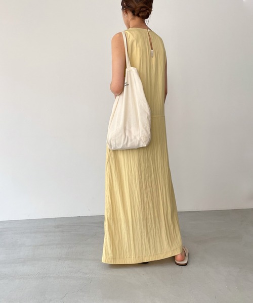 CANAL JEAN（キャナルジーン）の「El mar　ナイロン混タンクワンピース（ワンピース・レディース・ブラック/イエロー・ONE SIZE）」の17枚目の写真