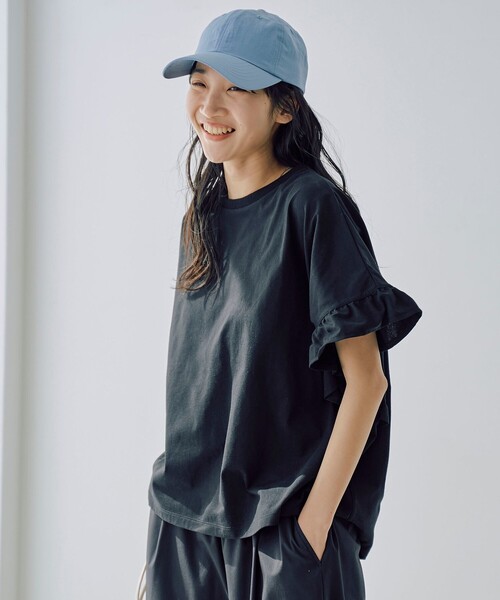 PENNEYS（ぺニーズ）の「PENNEYS（ぺニーズ）別注ナイロンキャップ（キャップ・レディース・ブラック/ライトブルー/ベージュ・FREE）」の7枚目の写真