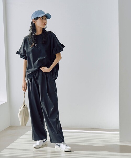 PENNEYS（ぺニーズ）の「PENNEYS（ぺニーズ）別注ナイロンキャップ（キャップ・レディース・ブラック/ライトブルー/ベージュ・FREE）」の9枚目の写真