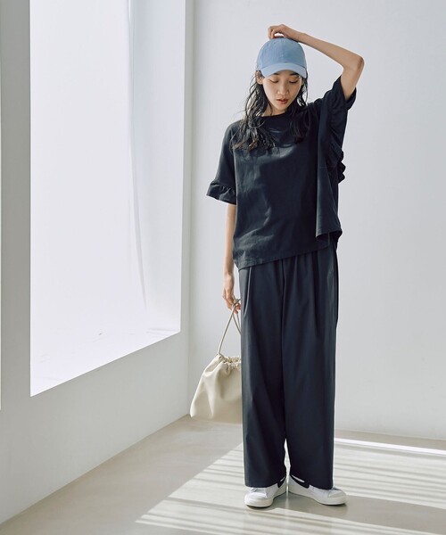 PENNEYS（ぺニーズ）の「PENNEYS（ぺニーズ）別注ナイロンキャップ（キャップ・レディース・ブラック/ライトブルー/ベージュ・FREE）」の10枚目の写真