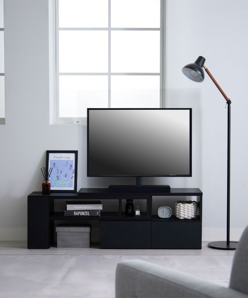 iellio(イエリオ)の「伸縮できるテレビ台(家具・レディース・ホワイト/ブラック/ライトベージュ/ピンク系その他/ウッド/ブラウン/ダークブラウン・FREE)」の9枚目の写真