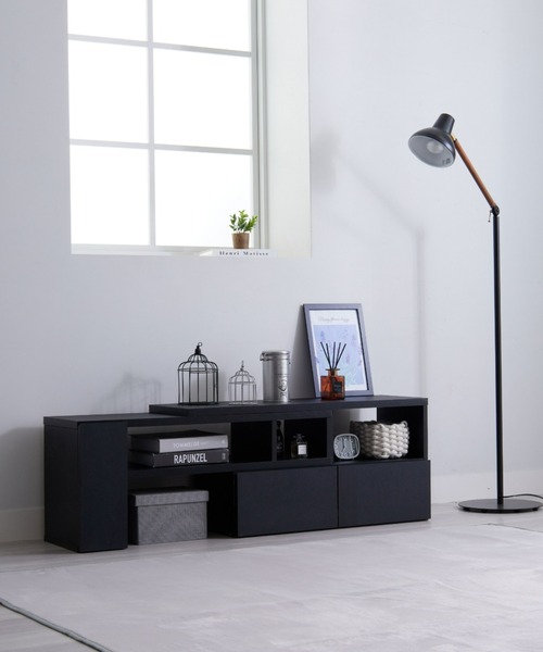 iellio(イエリオ)の「伸縮できるテレビ台(家具・レディース・ホワイト/ブラック/ライトベージュ/ピンク系その他/ウッド/ブラウン/ダークブラウン・FREE)」の11枚目の写真