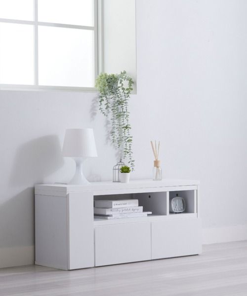 iellio(イエリオ)の「伸縮できるテレビ台(家具・レディース・ホワイト/ブラック/ライトベージュ/ピンク系その他/ウッド/ブラウン/ダークブラウン・FREE)」の13枚目の写真