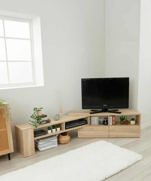 テレビ台 tao 伸縮テレビボード オープンタイプ 『Aureva オーレヴァ』 90～163cm幅