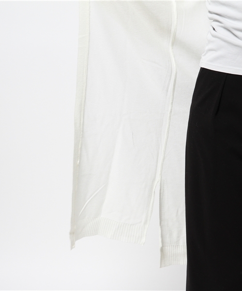 SEVENDAYS=SUNDAY（セブンデイズサンデイ）の「ドロップショルダー　ロングカーディガン（カーディガン/ボレロ・レディース・ネイビー/グリーン/オフホワイト・FREE）」の10枚目の写真