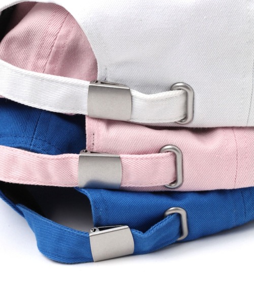 studio CLIP（スタディオクリップ）の「【玄長なおこさんコラボ】カラー刺繍キャップ（キャップ・レディース・インディゴブルー/ピンク/ホワイト/ブラック・FREE）」の10枚目の写真