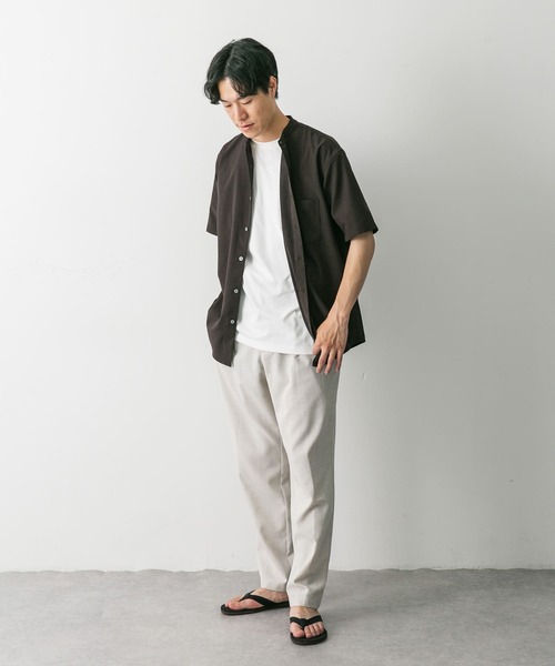 URBAN RESEARCH DOORS(アーバンリサーチドアーズ)の「『一部WEB限定』『UR TECH DRYLUXE』バンドカラーシャツ(シャツ/ブラウス・メンズ・ベージュ系その他/イエロー系その他/ブラック/グレー/ブラウン・SMALL/X-LARGE/LARGE/MEDIUM)」の19枚目の写真