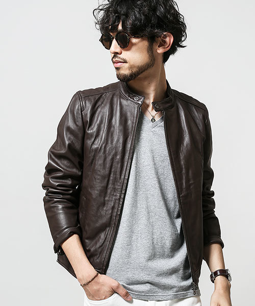 人気のファッショントレンド ユニークナノ ユニバース シングル ライダース