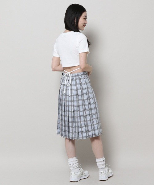 3.3 Field Trip (3.3フィールドトリップ)の「3.3 Field Trip/メタルソリッドカットT(バックスリットあり)(Tシャツ/カットソー・レディース・ブラック/ホワイト/チャコール・FREE)」の13枚目の写真