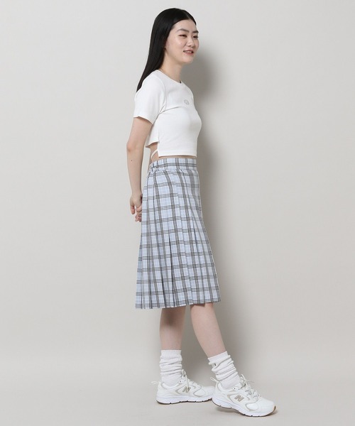 3.3 Field Trip (3.3フィールドトリップ)の「3.3 Field Trip/メタルソリッドカットT(バックスリットあり)(Tシャツ/カットソー・レディース・ブラック/ホワイト/チャコール・FREE)」の14枚目の写真