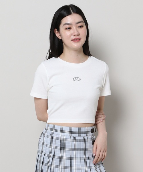 3.3 Field Trip (3.3フィールドトリップ)の「3.3 Field Trip/メタルソリッドカットT(バックスリットあり)(Tシャツ/カットソー・レディース・ブラック/ホワイト/チャコール・FREE)」の16枚目の写真