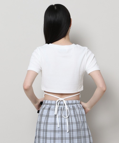 3.3 Field Trip (3.3フィールドトリップ)の「3.3 Field Trip/メタルソリッドカットT(バックスリットあり)(Tシャツ/カットソー・レディース・ブラック/ホワイト/チャコール・FREE)」の17枚目の写真