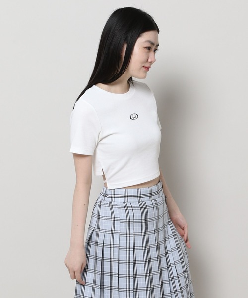 3.3 Field Trip (3.3フィールドトリップ)の「3.3 Field Trip/メタルソリッドカットT(バックスリットあり)(Tシャツ/カットソー・レディース・ブラック/ホワイト/チャコール・FREE)」の6枚目の写真