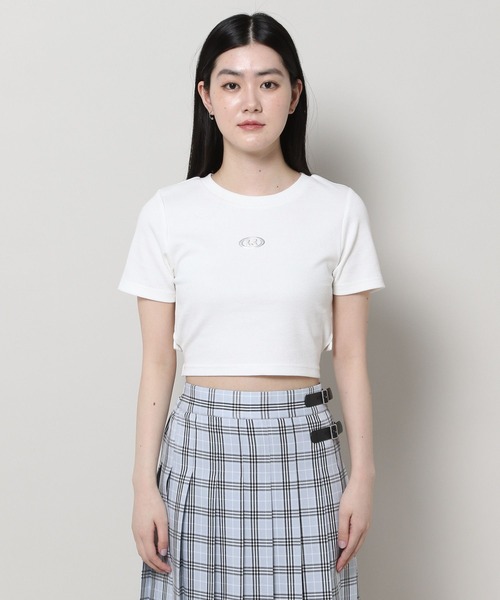 3.3 Field Trip (3.3フィールドトリップ)の「3.3 Field Trip/メタルソリッドカットT(バックスリットあり)(Tシャツ/カットソー・レディース・ブラック/ホワイト/チャコール・FREE)」の8枚目の写真