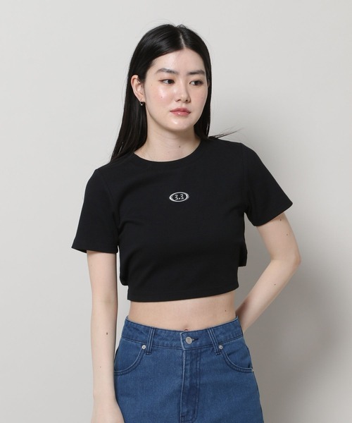 3.3 Field Trip (3.3フィールドトリップ)の「3.3 Field Trip/メタルソリッドカットT(バックスリットあり)(Tシャツ/カットソー・レディース・ブラック/ホワイト/チャコール・FREE)」の20枚目の写真