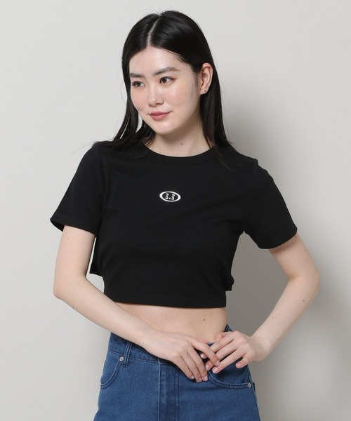 3.3 Field Trip (3.3フィールドトリップ)の「3.3 Field Trip/メタルソリッドカットT(バックスリットあり)(Tシャツ/カットソー・レディース・ブラック/ホワイト/チャコール・FREE)」の22枚目の写真