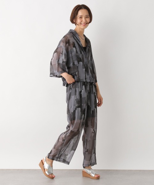 LEPSIM（レプシィム）の「ペイント柄シアーシャツ　117292（シャツ/ブラウス・レディース・ブラック/ライトパープル/ブルー・FREE）」の22枚目の写真