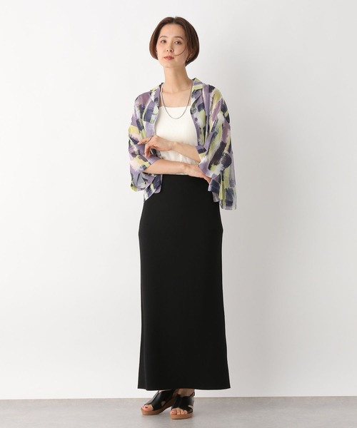 LEPSIM（レプシィム）の「ペイント柄シアーシャツ 117292（シャツ