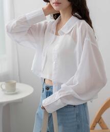 WEGO/シアーショートシャツ