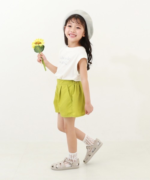 devirock（デビロック）の「チュールキャミ ＆ プリントTシャツ 2点セット（Tシャツ/カットソー・キッズ・ホワイト系その他2/ホワイト系その他/スミクロ・160cm/140cm/110cm/150cm/130cm/120cm/100cm）」の6枚目の写真