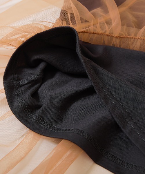 devirock（デビロック）の「チュールキャミ ＆ プリントTシャツ 2点セット（Tシャツ/カットソー・キッズ・ホワイト系その他2/ホワイト系その他/スミクロ・160cm/140cm/110cm/150cm/130cm/120cm/100cm）」の14枚目の写真