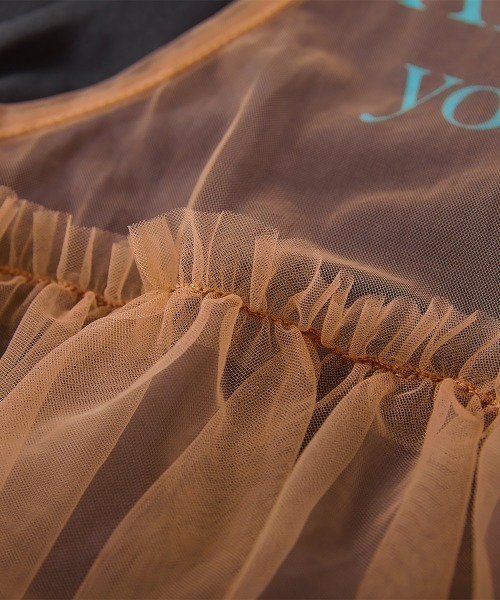 devirock（デビロック）の「チュールキャミ ＆ プリントTシャツ 2点セット（Tシャツ/カットソー・キッズ・ホワイト系その他2/ホワイト系その他/スミクロ・160cm/140cm/110cm/150cm/130cm/120cm/100cm）」の15枚目の写真