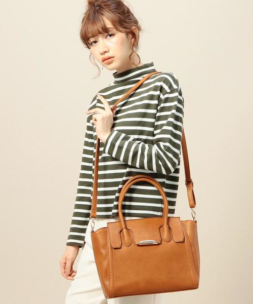 BEAUTY&YOUTH UNITED ARROWS（ビューティーアンドユースユナイテッドアローズ）の「BY∵ フラップメタル2WAYトート3 ◆（トートバッグ・レディース・ブラック/ブラウン/モカ・フリー）」の10枚目の写真