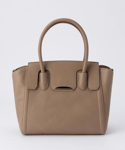 BEAUTY&YOUTH UNITED ARROWS（ビューティーアンドユースユナイテッドアローズ）の「BY∵ フラップメタル2WAYトート3 ◆（トートバッグ・レディース・ブラック/ブラウン/モカ・フリー）」の4枚目の写真