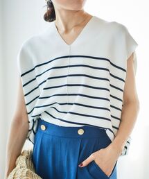 le.coeur blanc | ガーターアミコクーンシルエットニット(ニット/セーター)