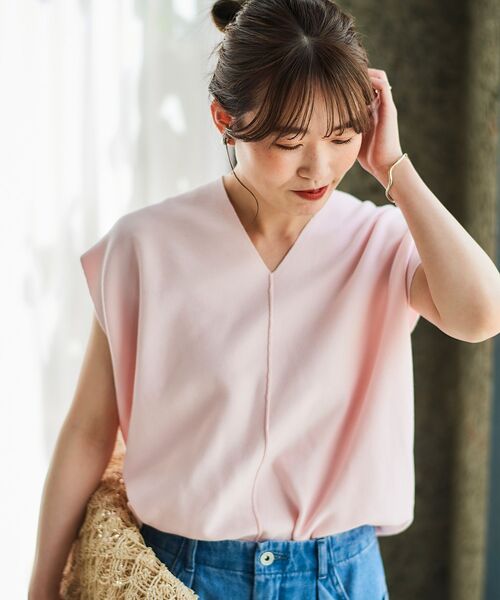 le.coeur blanc（ルクールブラン）の「ガーターアミコクーンシルエットニット（ニット/セーター・レディース・ホワイト系その他/サックスブルー/ネイビー/ピンク・38）」の17枚目の写真