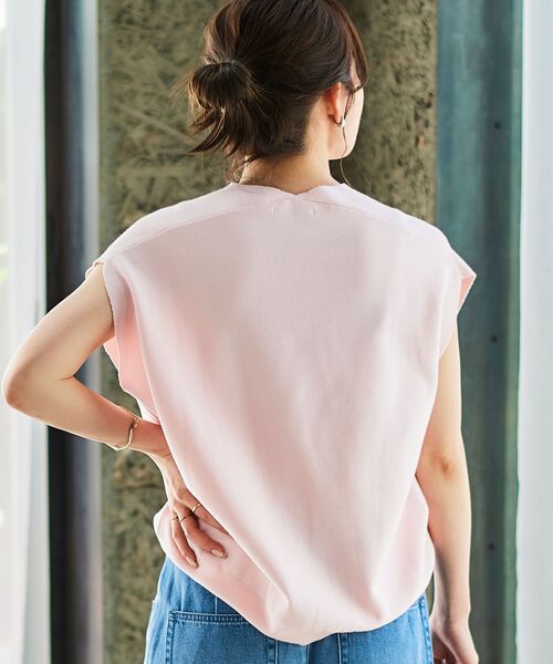 le.coeur blanc（ルクールブラン）の「ガーターアミコクーンシルエットニット（ニット/セーター・レディース・ホワイト系その他/サックスブルー/ネイビー/ピンク・38）」の19枚目の写真