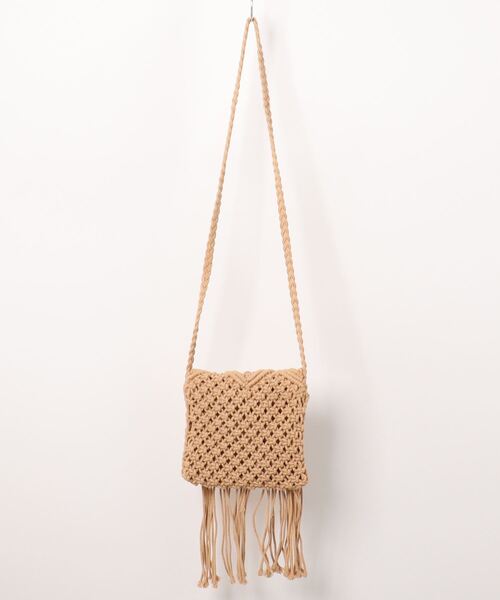 anap mimpi（アナップミンピ）の「マクラメショルダーバッグ（ショルダーバッグ・レディース・アイボリー/ベージュ・FREE）」の15枚目の写真