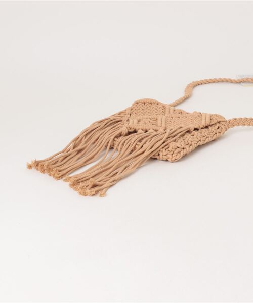 anap mimpi（アナップミンピ）の「マクラメショルダーバッグ（ショルダーバッグ・レディース・アイボリー/ベージュ・FREE）」の16枚目の写真