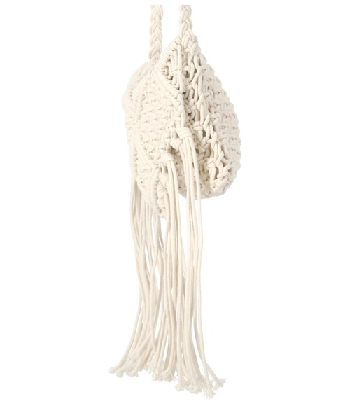 anap mimpi（アナップミンピ）の「マクラメショルダーバッグ（ショルダーバッグ・レディース・アイボリー/ベージュ・FREE）」の10枚目の写真