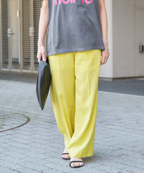 Spick & Span（スピックアンドスパン）の「リネンミックスツータック
