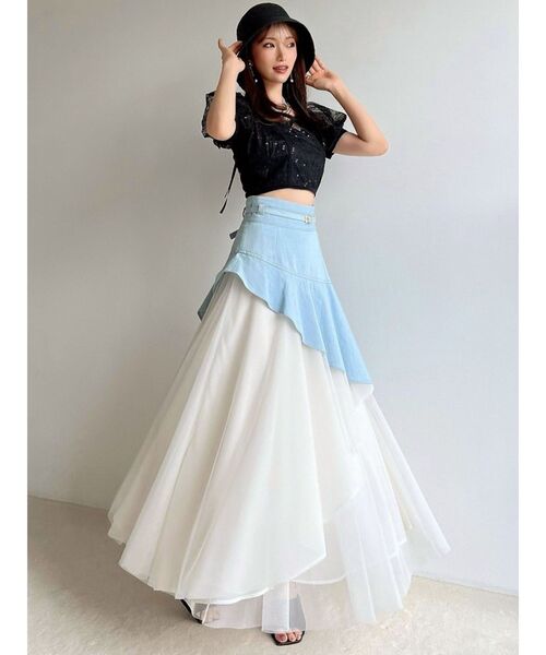 RESEXXY(リゼクシー)の「スパンコールレースブラウス(シャツ/ブラウス・レディース・ホワイト/イエロー/ブラック・FREE)」の11枚目の写真