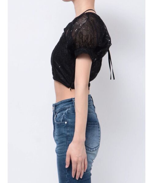 RESEXXY(リゼクシー)の「スパンコールレースブラウス(シャツ/ブラウス・レディース・ホワイト/イエロー/ブラック・FREE)」の20枚目の写真