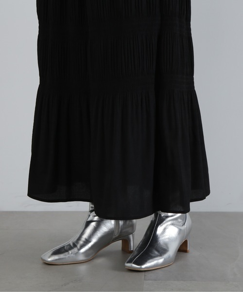 N.（N. Natural Beauty Basic）（エヌエヌナチュラルビューティーベーシック）の「◆マジョリカプリーツスカート（スカート・レディース・ブラウン/ブラック・MEDIUM）」の21枚目の写真