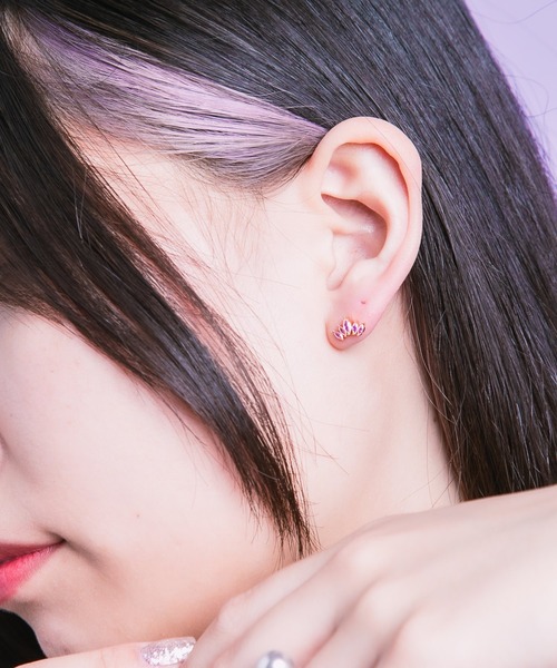 Os accessory(オズアクセサリー)の「Os -オズ- 【金属アレルギー対応】 オーロラ16Gボディピアス(ピアス(片耳用)・レディース・ピンク系その他/ピンク系その他2/ピンク系その他3/ピンク系その他4・ONE SIZE)」の6枚目の写真