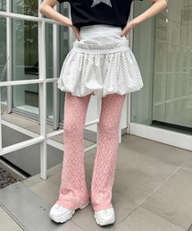【関税込み】Birrot ピンク ブーツカット ワイドパンツ 関税込み】Birrot ピンク ブーツカット ワイドパンツ (パンツ