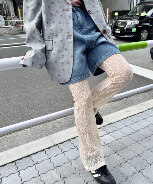 セール】レースフレアパンツ/レギンスパンツ（その他パンツ