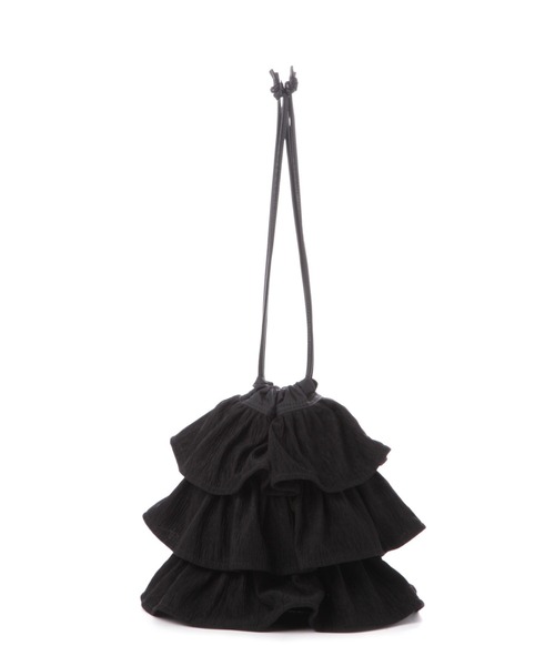 LAKOLE(ラコレ)の「ラッフル巾着2WAYショルダーバッグ / 132231(ショルダーバッグ・レディース・オフホワイト/ブラック/ピンク/ライトグレー・FREE)」の10枚目の写真