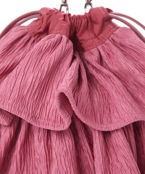 LAKOLE(ラコレ)の「ラッフル巾着2WAYショルダーバッグ / 132231(ショルダーバッグ・レディース・オフホワイト/ブラック/ピンク/ライトグレー・FREE)」の20枚目の写真