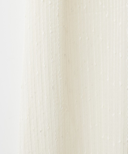 natural couture(ナチュラルクチュール)の「【WEB限定】ドビーストライプシアーキャミワンピース(ワンピース・レディース・ブラック/アイボリー/オレンジ・FREE)」の8枚目の写真