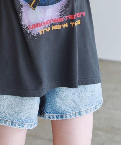 ヤマダヤ トップス2点 カットソー Tシャツ まとめ売り チュール シアー 福袋 大きいサイズ レディース トップス ロゴTシャツ × チュール T