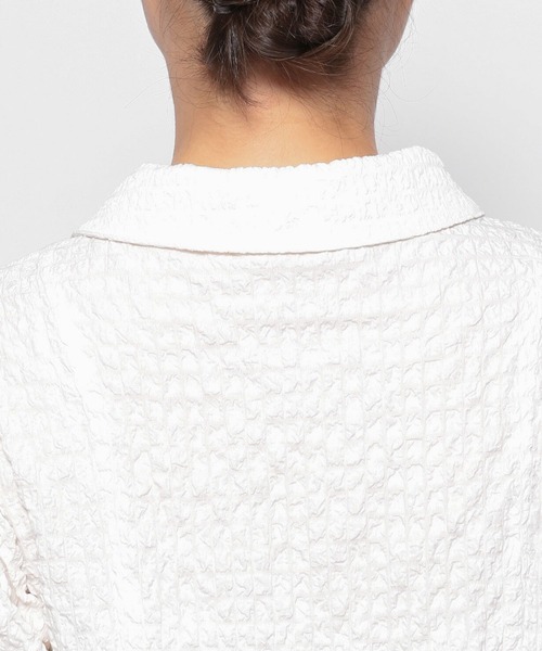 3.3 Field Trip （3.3フィールドトリップ）の「3.3 Field Trip／ドロストエンボスシャツ（シャツ/ブラウス・レディース・ホワイト/ブラック・FREE）」の22枚目の写真