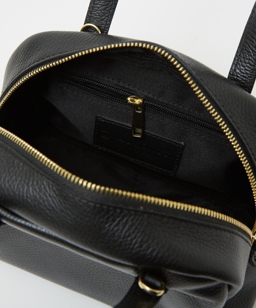 〚美品〛AULENTTI 2WAYボストン ブラック セール】2wayミニボストンBAG【AULENTTI/オーレンティ